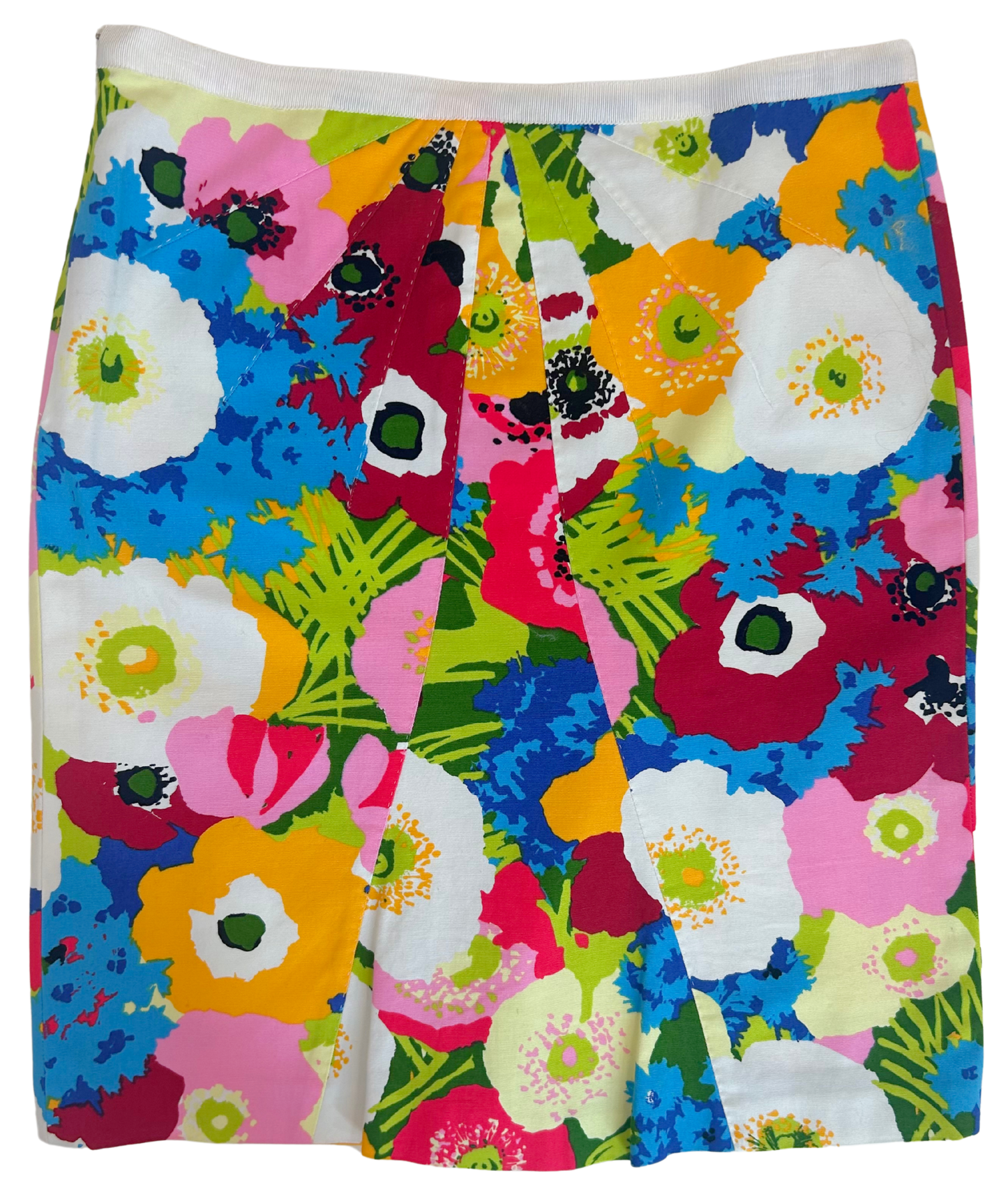 Iris Apfel x Moschino Vintage Floral Print Skirt - Early 2000s