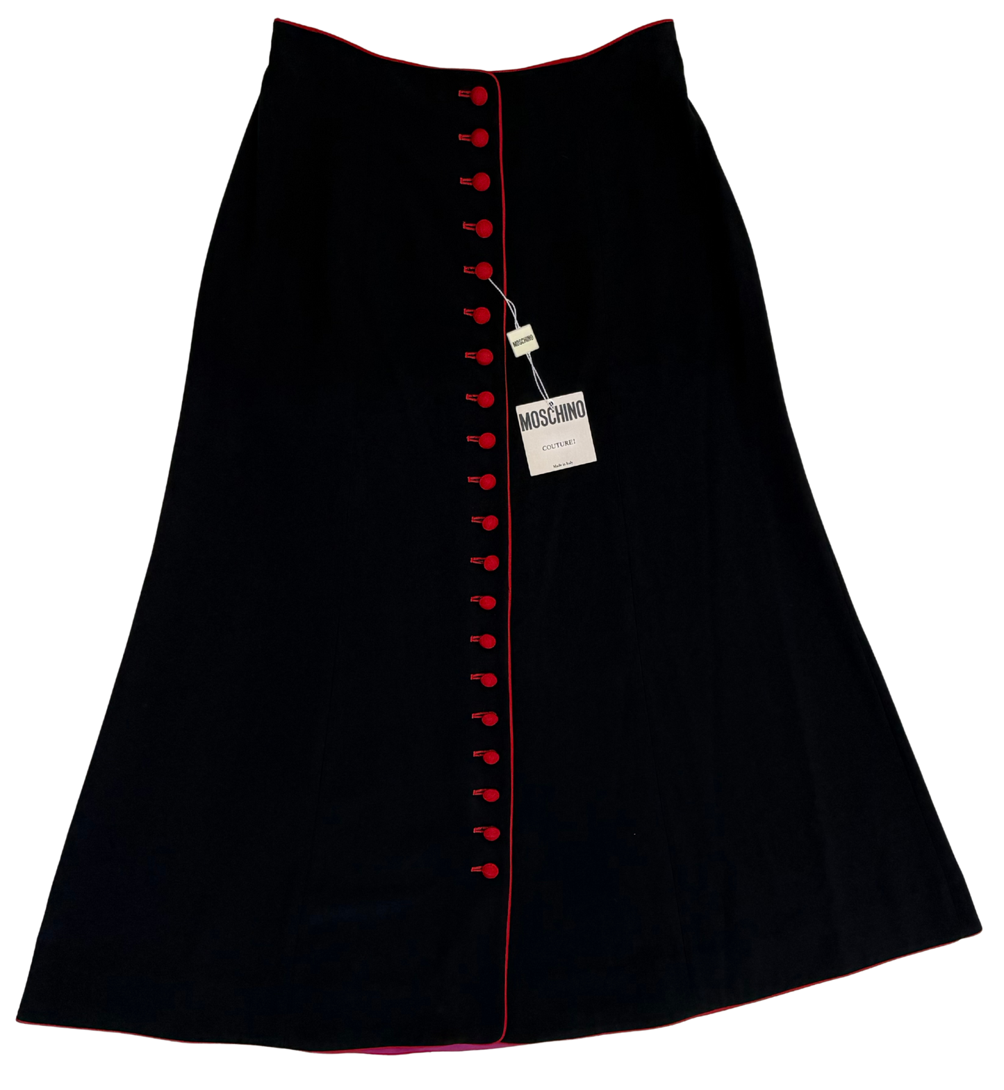 Iris Apfel x Moschino Couture! Vintage 1989 "Cruise Me Baby" Skirt