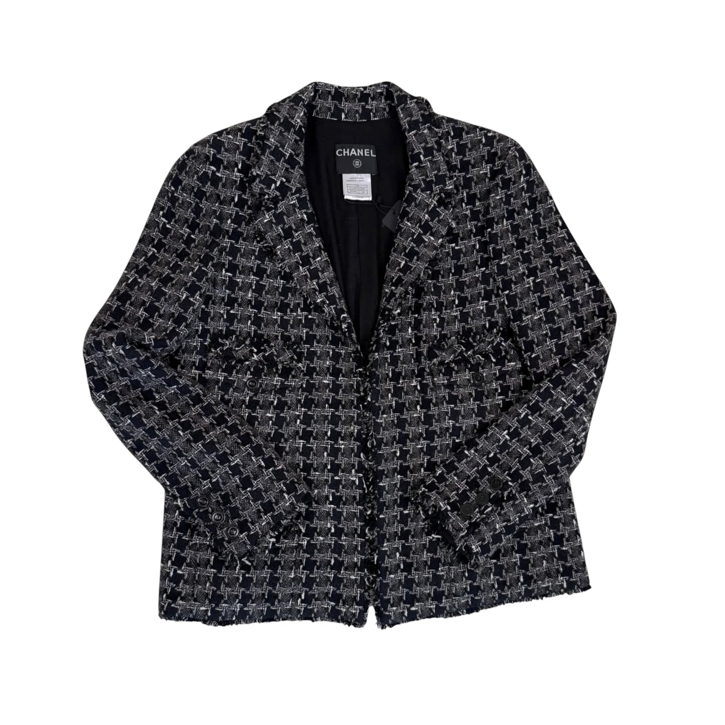 Chanel Fall 2007 A Cashmere Houndstooth Tweed Jacket