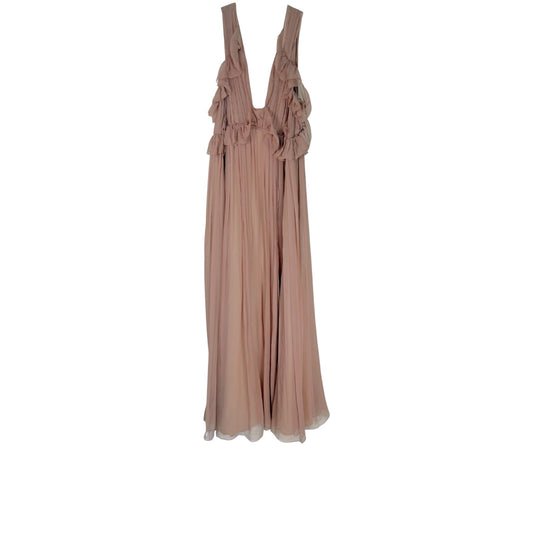 Vintage Chloé Silk Chiffon Ruffle Gown by Phoebe Philo, Early 2000s