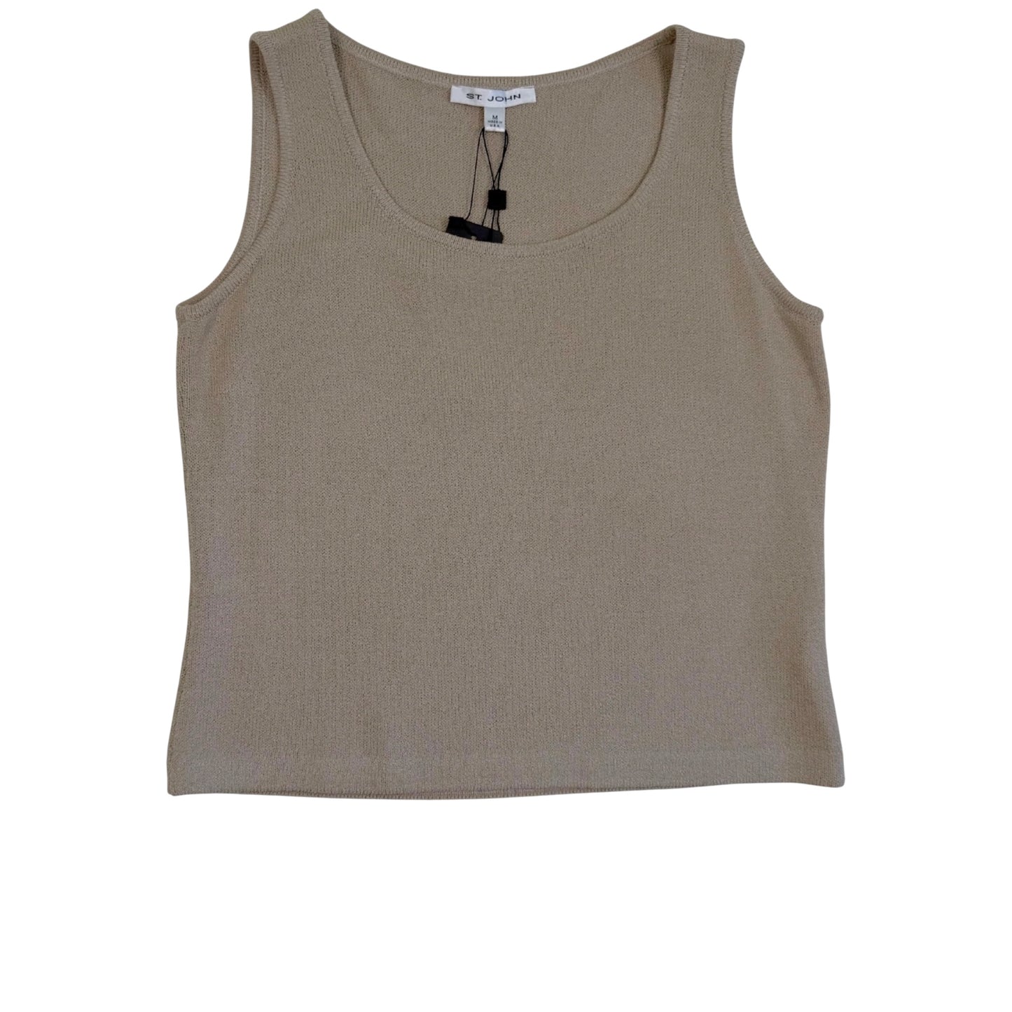 Vintage St. John Tawny Brown Wool-Blend Knit Tank Top – NWT