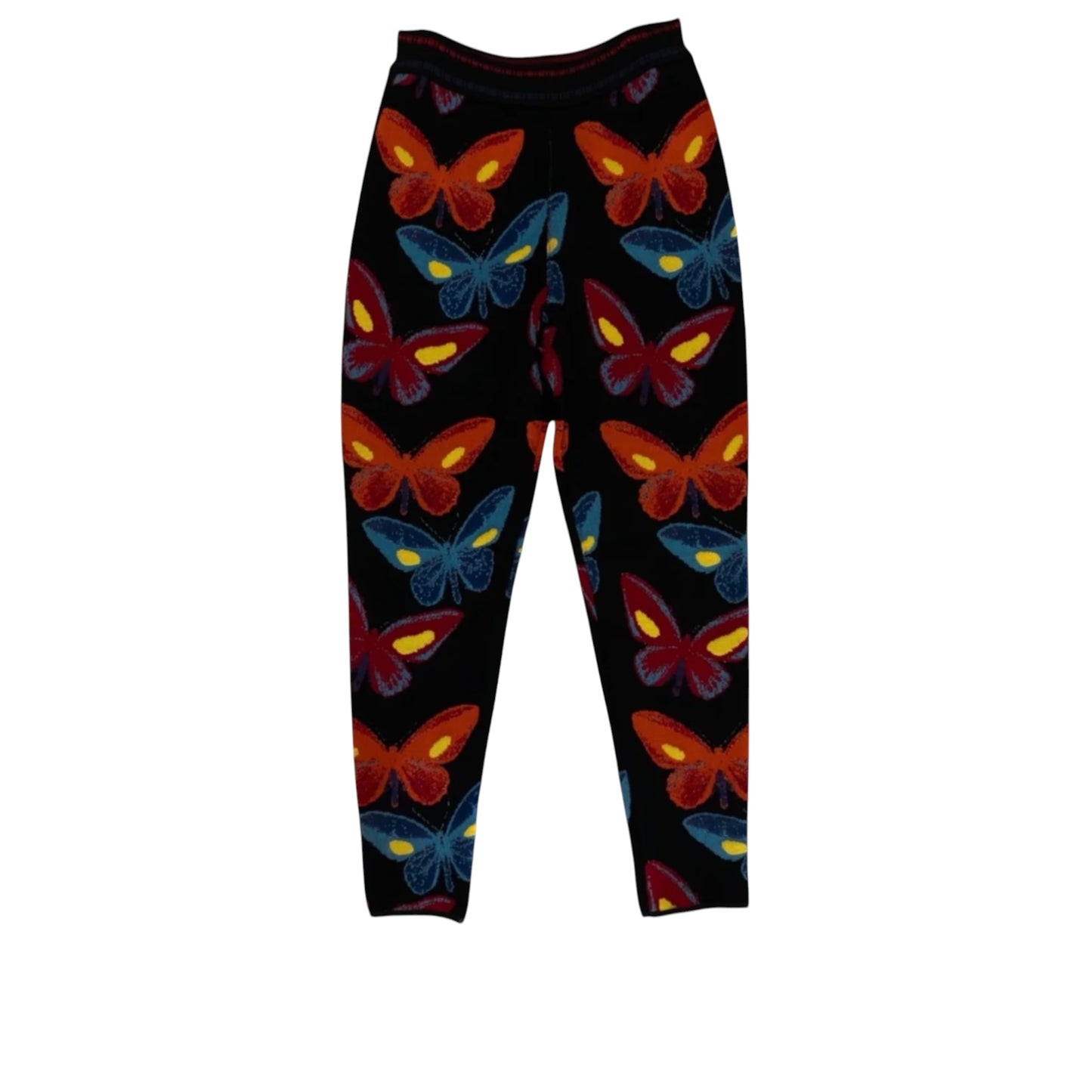F/W 1991 Azzedine Alaïa Paris Iconic Butterfly Jacquard Knit Leggings/Pants
