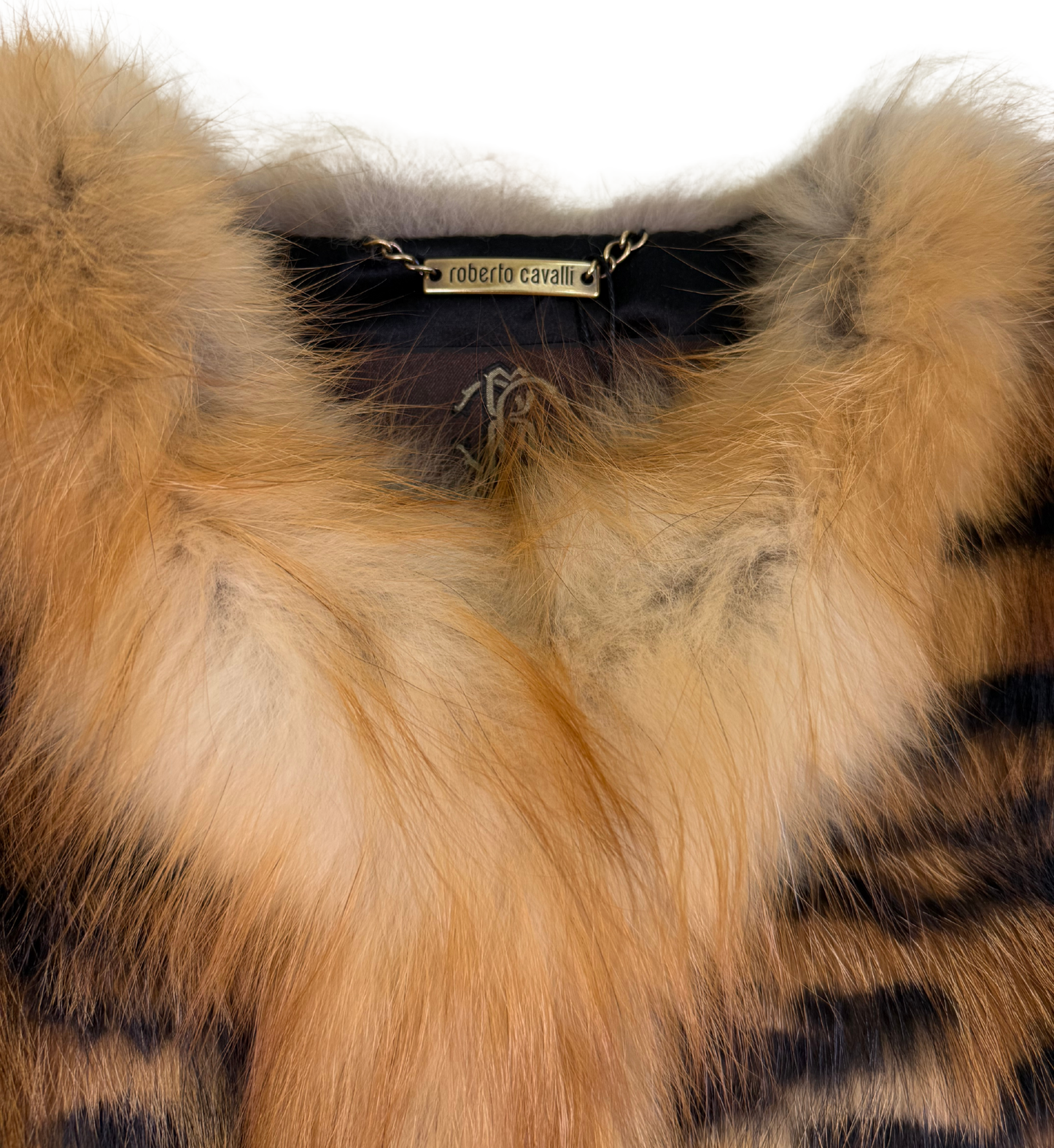 Vintage Roberto Cavalli Leopard Print Fur Bolero Shrug - Early 2000s Collection