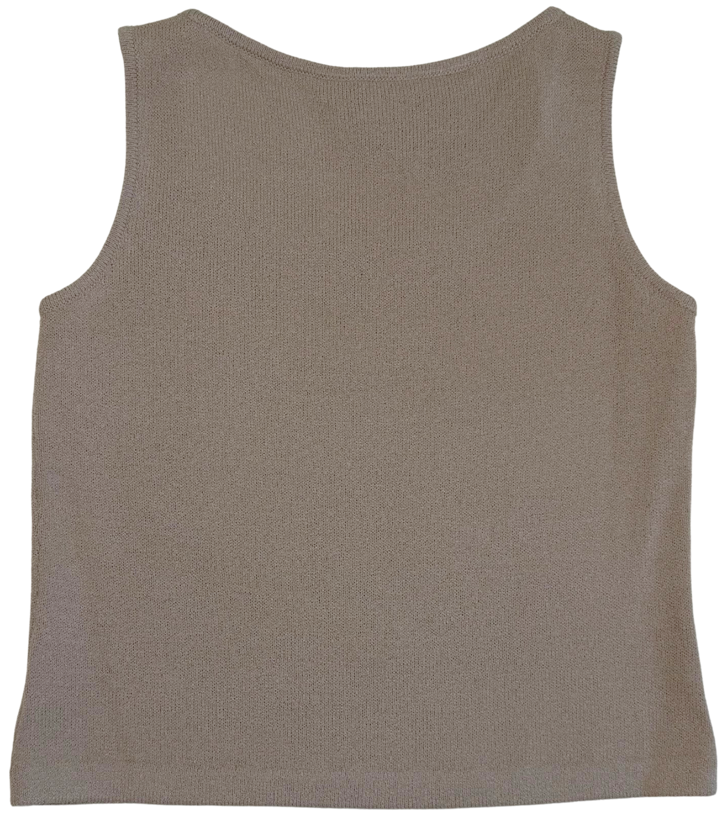 Vintage St. John Tawny Brown Wool-Blend Knit Tank Top – NWT