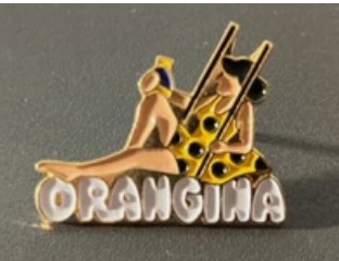 PIN-UP SEXY - ORANGINA Vintage Pin
