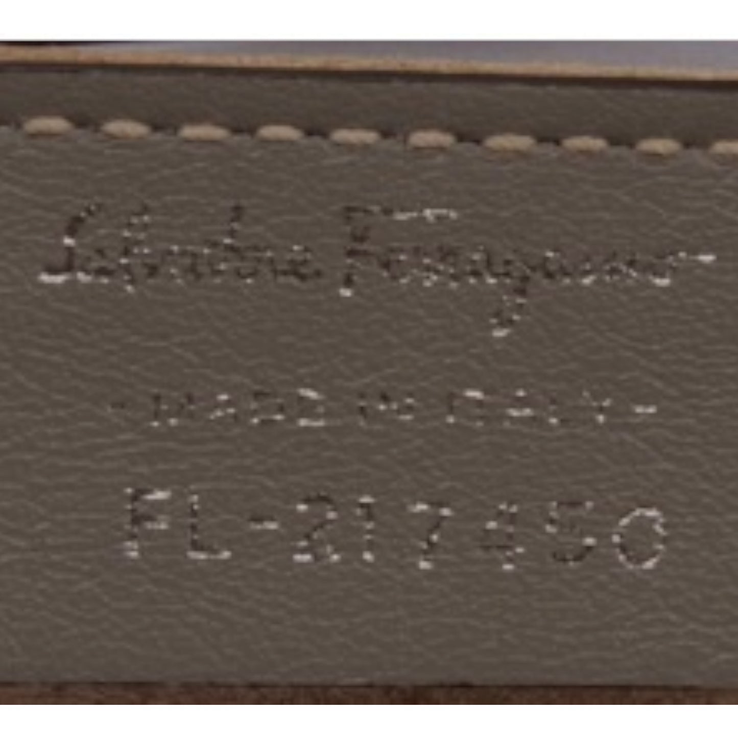 Salvatore Ferragamo Gray Crocodile Frame Top Clutch with Tiger’s Eye Closure Accent & Retractable Chain Strap – NWT