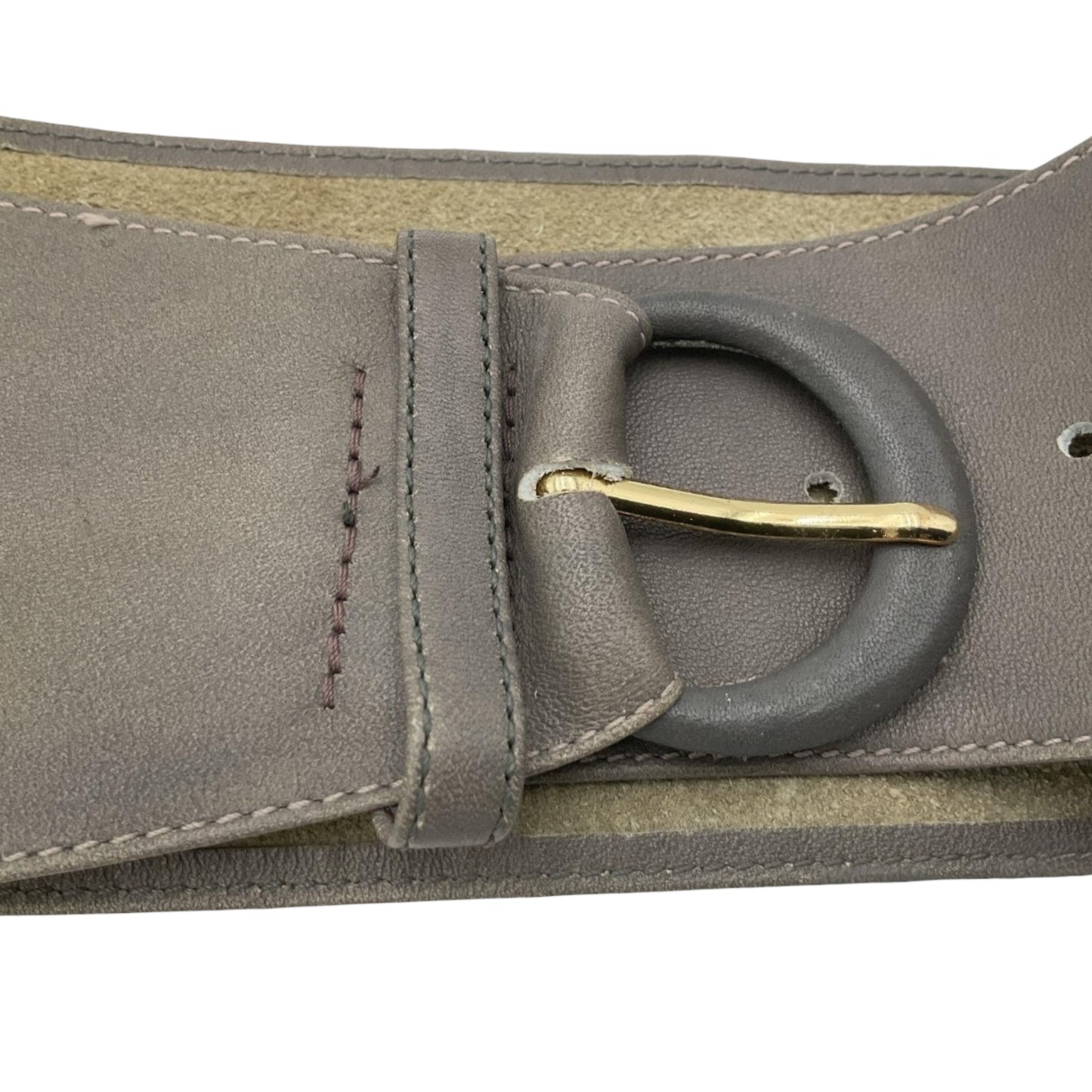 Christian Dior vintage 1970s cowhide sash belt, full length flat lay
