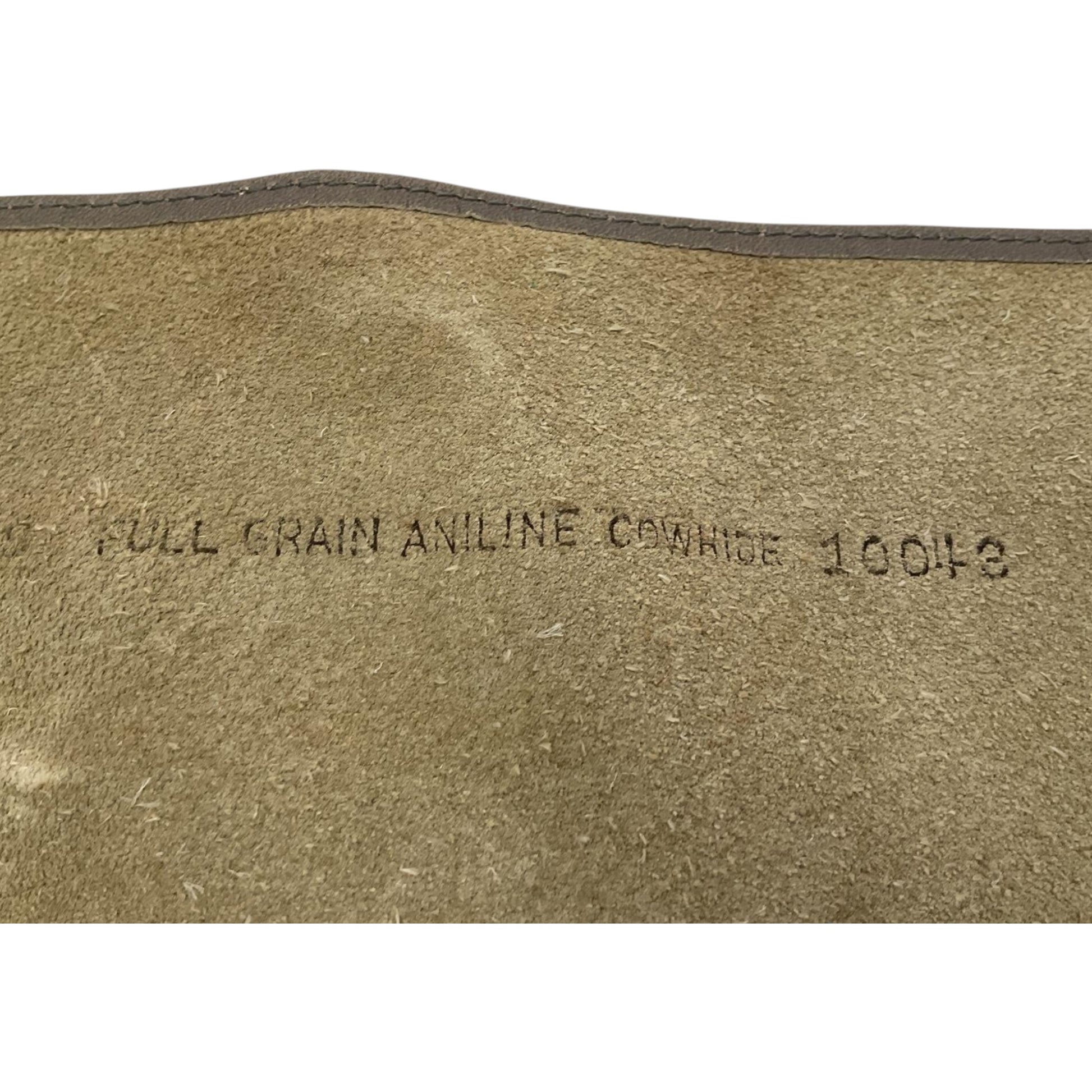 Christian Dior vintage cowhide sash belt, knot detail close-up