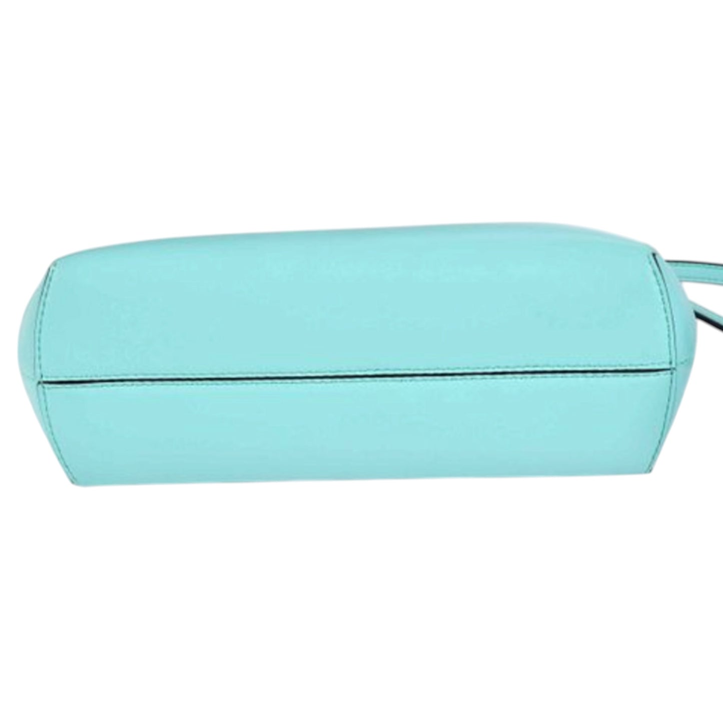 Fendi "First" Small Tiffany Blue Shiny Nappa Leather Shoulder Bag, 2000s