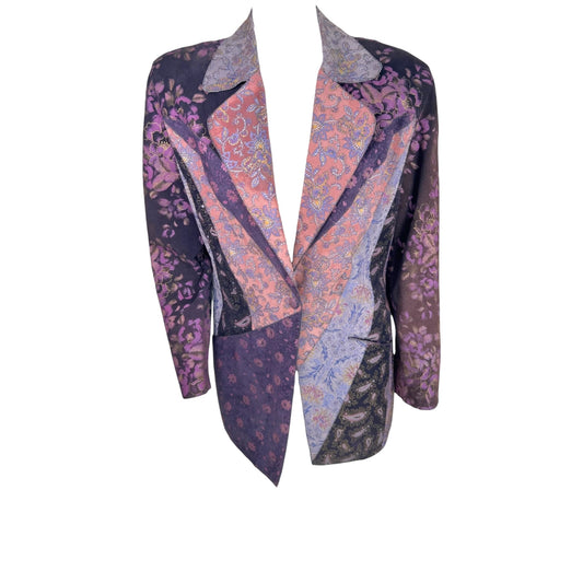Vintage Roberto Cavalli Leather Patchwork Jacket