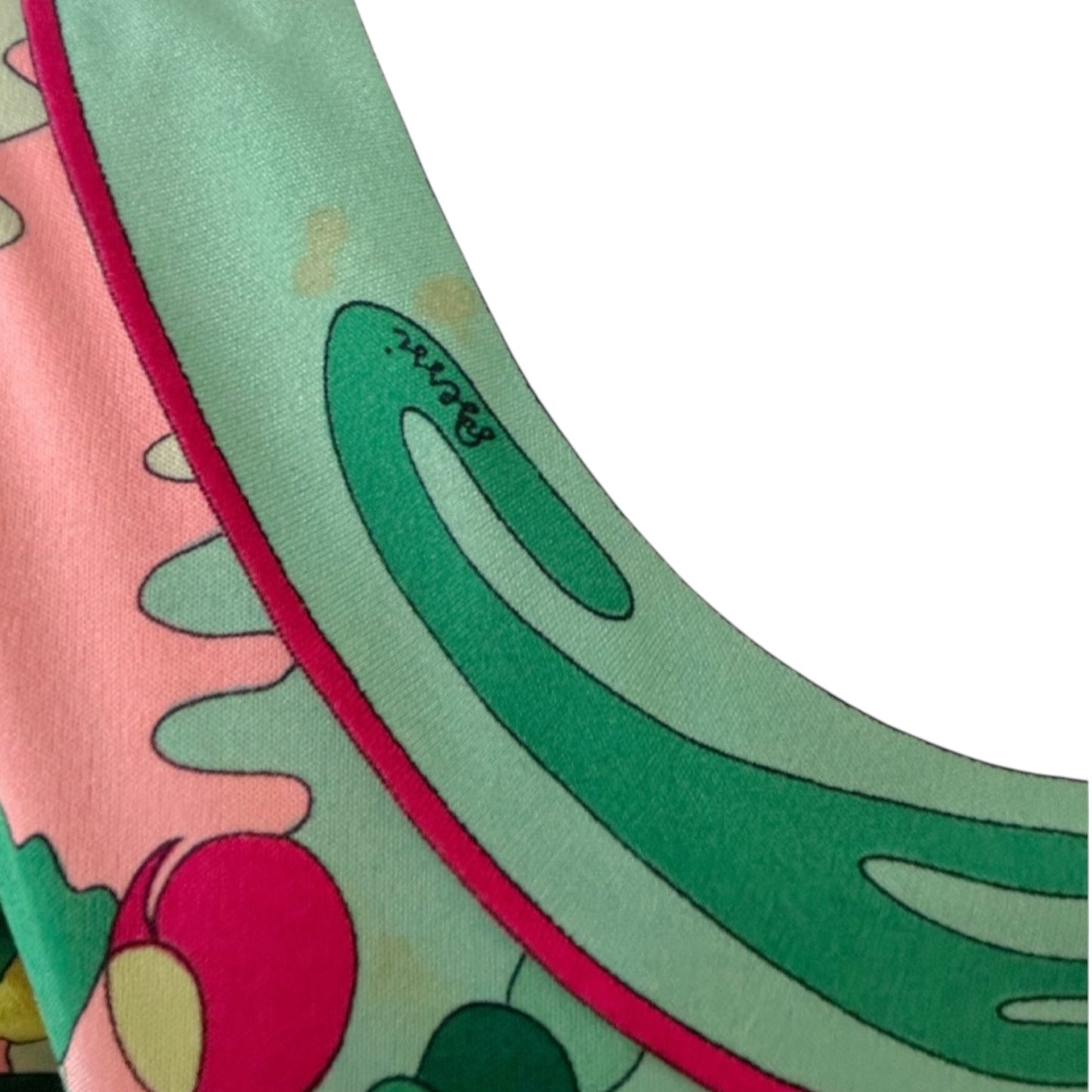 Vintage Averardo Bessi Silk Psychedelic Print Maxi Dress