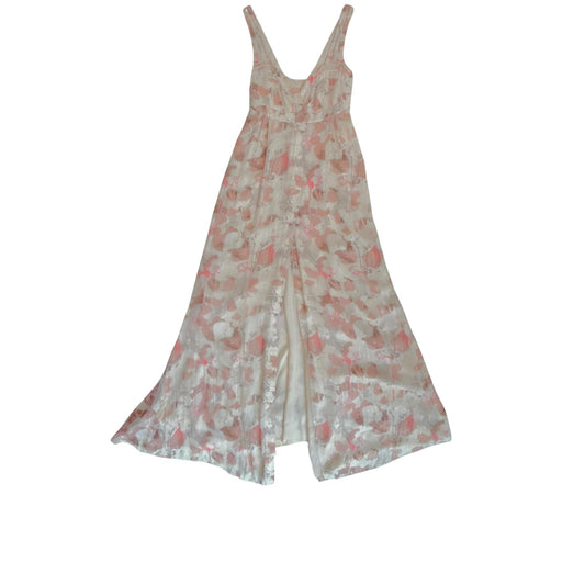 Spring 2009 Nina Ricci by Olivier Theyskens Floral Silk Chiffon Gown Size 42