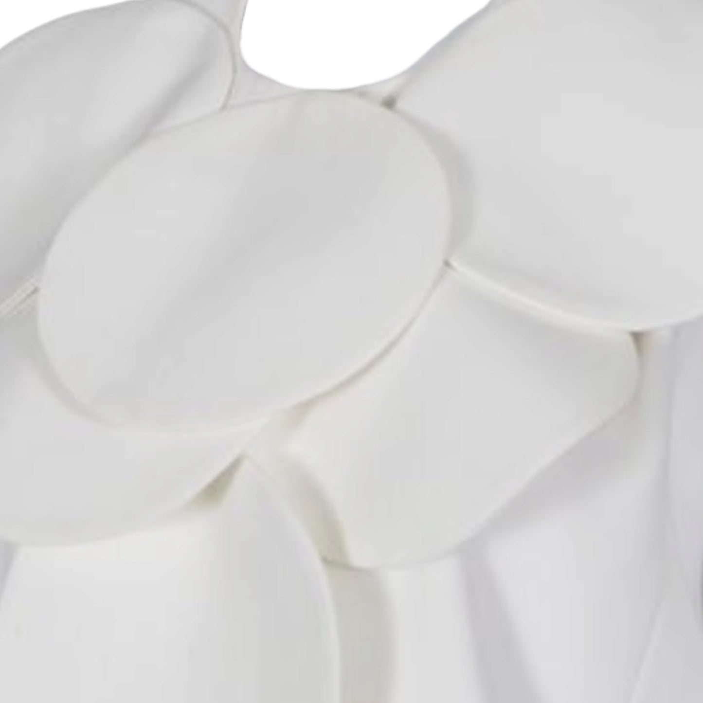 Vintage 1960s Pierre Cardin Haute Couture Ivory Silk Space Age Sculptural Disk Vest