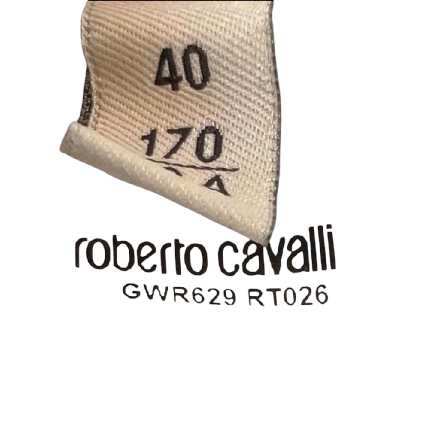 Roberto Cavalli Crystal Beaded Strapless Mesh Bodysuit NWT | IT 40 / Small Tag View