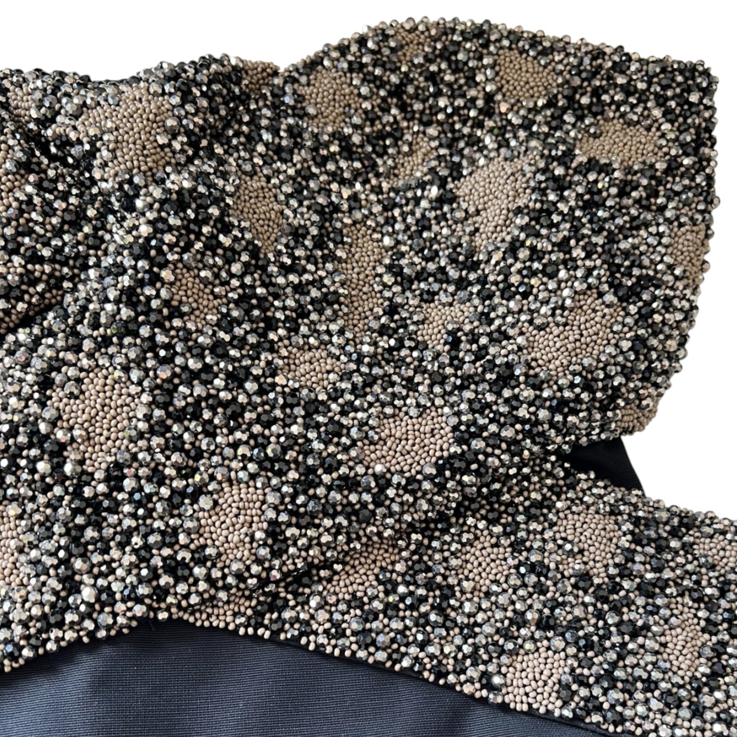 Roberto Cavalli Crystal Beaded Strapless Mesh Bodysuit NWT | IT 40 / Small Close Up Front
