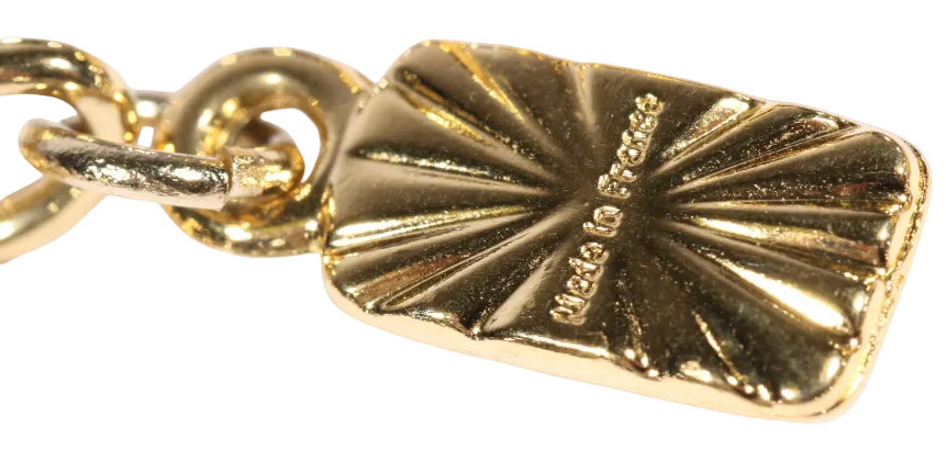 Vintage Yves Saint Laurent YSL Chrome Spike Statement Necklace & Earrings Set, Late 1980s-Early 1990s Runway/Editorial Style