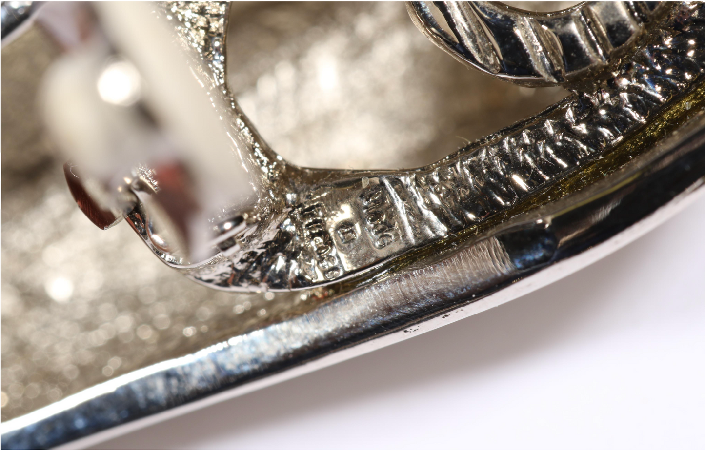 Vintage Yves Saint Laurent YSL Chrome Spike Statement Necklace & Earrings Set, Late 1980s-Early 1990s Runway/Editorial Style