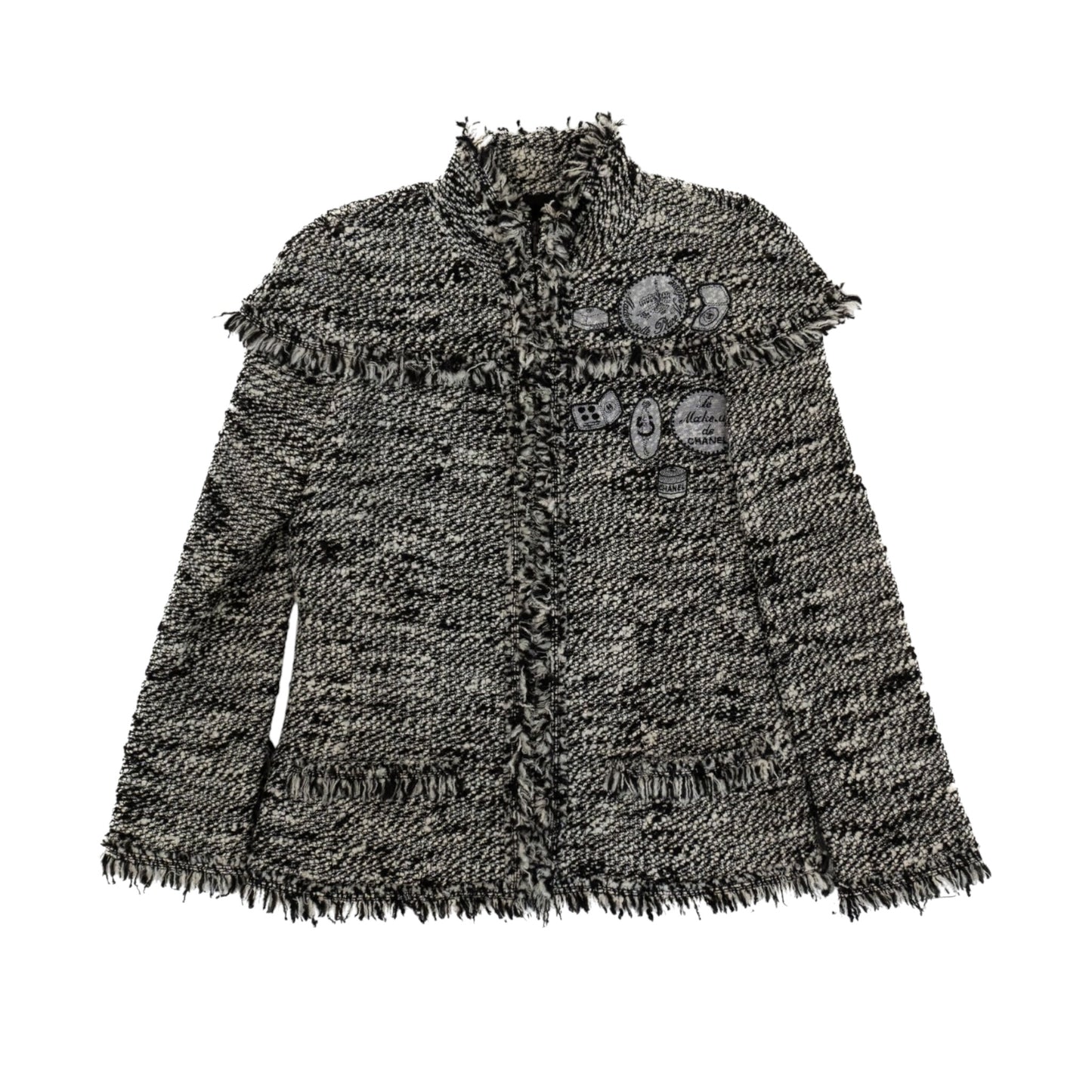 Chanel 2004 Fall "Le Make Up" Tweed Jacket Size 40