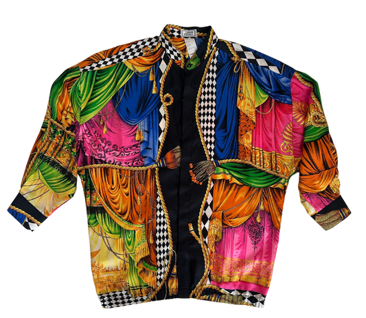Gianni Versace Vintage 1995 "I Sipari" Blouse