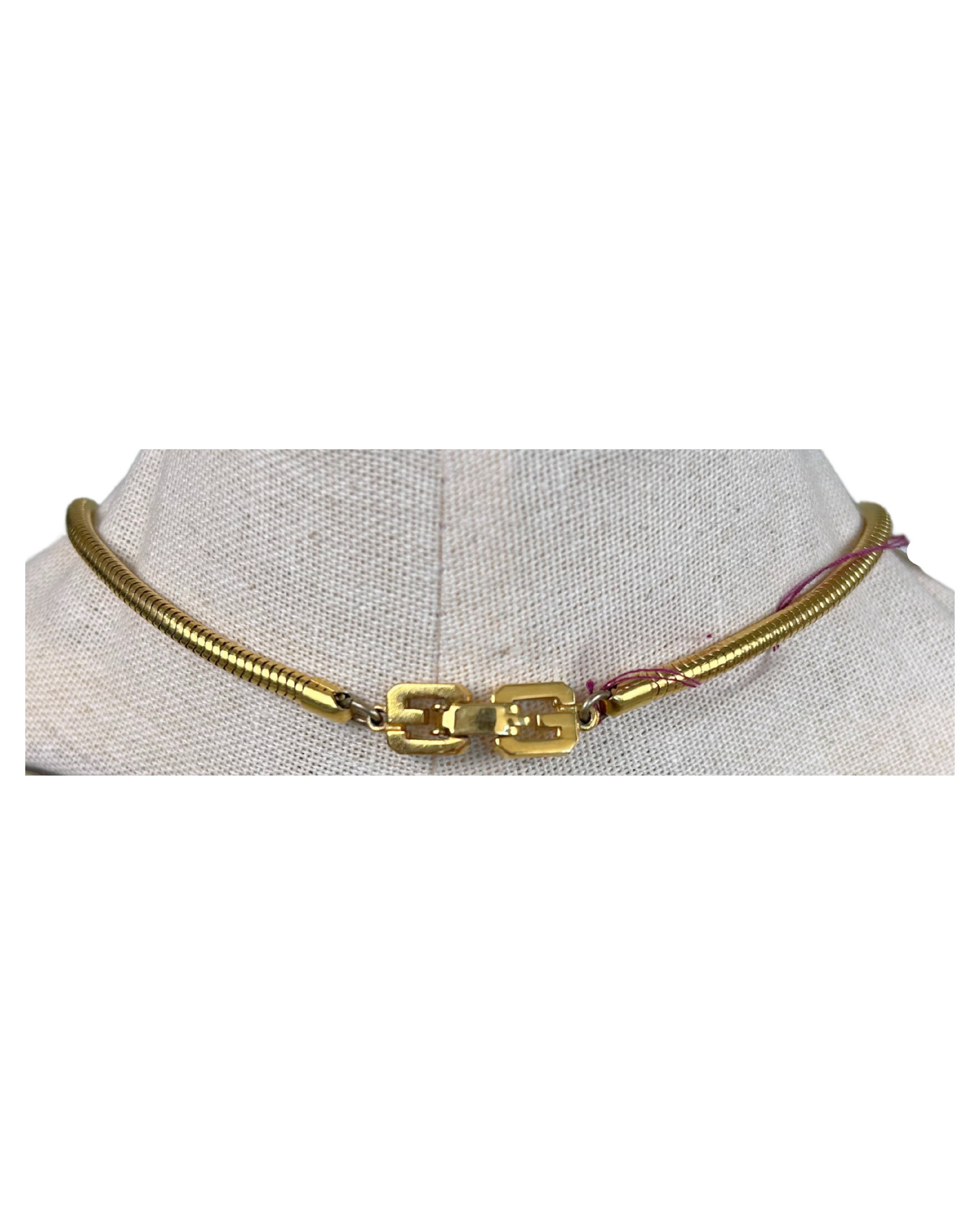 Vintage 1977 Givenchy Gold Tone Pendant Necklace