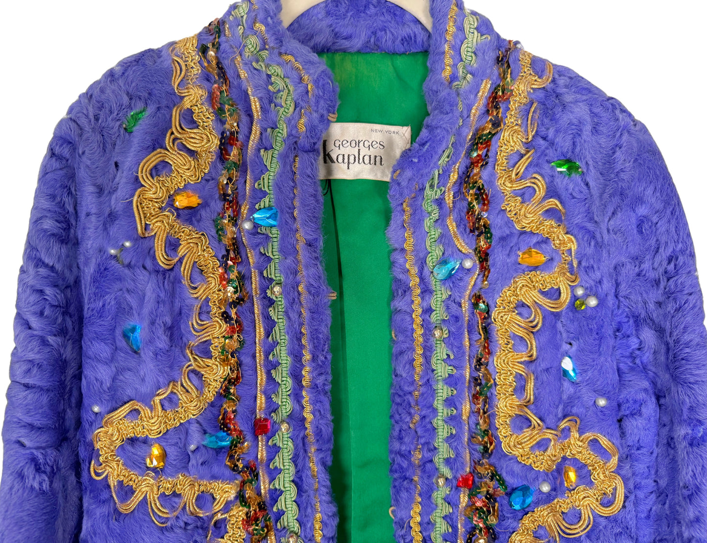 Vintage 1960s Georges Kaplan Purple Persian Lamb Maxi Coat Designed by Jacques Kaplan | Paris – New York